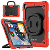 iPad 10.2 (2020) 8th Gen Gorilla Tech Armour Builder Survivor Protective Stand Case Red
