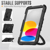 iPad Mini 6 (2021) 6th Gen Gorilla Tech Armour Builder Survivor Protective Stand Case Black