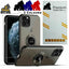 iPhone 13 Gorilla Tech Ring Shadow Case With 2 X Gorilla Glass Screen Protector, Ring Stand Silicone Rubber Ultra Slim Anti Scratch Rugged Full Edge Cover