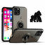 iPhone 13 Gorilla Tech Ring Shadow Case With 2 X Gorilla Glass Screen Protector, Ring Stand Silicone Rubber Ultra Slim Anti Scratch Rugged Full Edge Cover