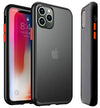 Gorilla Tech Case for iPhone XS and iPhone X Case With Tempared Glass Translucent Matte Back Screen Protector, Flexible Soft Edges Case, Shock Absorption Cover - Black For iPhone 10 10S
