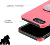 Gorilla Tech Silicone Cover for iPhone XS Case And Screen Protector 5.8 inch Popup Finger Holder Stand Anti Scratch Ultra Slim Shockproof Shockproof Survivor Tempered Glass Pink Colour 3 Pack
