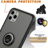 iPhone 11 Pro Max Gorilla Tech Defender Case With Screen Protector With Ring Stand 2 Tempered Glass Silicone Rubber Ultra Slim Anti Scratch Rugged Full Edge Cover