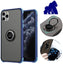 Gorilla Tech Defender iPhone XS/X Case and Screen Protector With Ring Stand 2 Tempered Glass Silicone Rubber Ultra Slim Anti Scratch Rugged Full Edge Cover 3-Pack