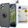 iPhone 11 Pro Max Gorilla Tech Defender Case With Screen Protector With Ring Stand 2 Tempered Glass Silicone Rubber Ultra Slim Anti Scratch Rugged Full Edge Cover