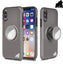 Gorilla Tech Silicone Cover for iPhone 8 Plus Case And Screen Protector iPhone 7 Plus Popup Finger Holder Stand Anti Scratch Ultra Slim Shockproof Shockproof Survivor Tempered Glass Grey 3 Pack
