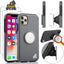 Gorilla Tech Silicone Cover for iPhone 8 Plus Case And Screen Protector iPhone 7 Plus Popup Finger Holder Stand Anti Scratch Ultra Slim Shockproof Shockproof Survivor Tempered Glass Grey 3 Pack