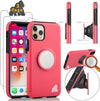 Gorilla Tech Silicone Cover for iPhone XS Case And Screen Protector 5.8 inch Popup Finger Holder Stand Anti Scratch Ultra Slim Shockproof Shockproof Survivor Tempered Glass Pink Colour 3 Pack
