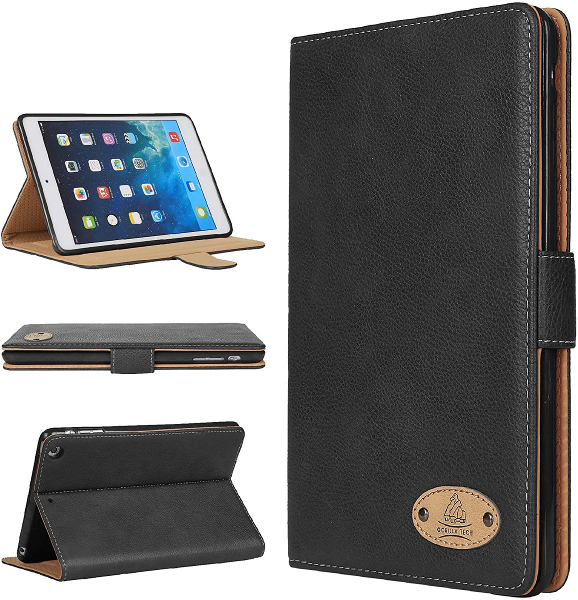 Gorilla Tech Apple iPad Pro 12.9 Genuine Luxury Leather Smart Protective  Designer Stand Cover for Model A1670 A1671 A1584 A1652 Protect with Style  