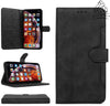 Apple iPhone 6S Plus and iPhone 6 Plus Designer Case Slim Leather Flip Cover Stand by Gorilla Tech Brand Protective Magnetic Closing Designer Cover All Round 3D Full Protection Black Colour