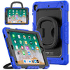 iPad 9.7 (2018) 6th Gen Gorilla Tech Armour Builder Survivor Protective Stand Case Blue