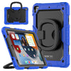 iPad 10.2 (2019) 7th Gen Gorilla Tech Armour Builder Survivor Protective Stand Case Blue