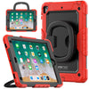 iPad 9.7 (2018) 6th Gen Gorilla Tech Armour Builder Survivor Protective Stand Case Red