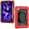 iPad Air 4 10.9 (2020) 4th Gen Gorilla Tech Armour Builder Survivor Protective Stand Case Red