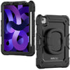 iPad Air 5 10.9 (2022) 5th Gen Gorilla Tech Armour Builder Survivor Protective Stand Case Black