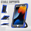 iPad 10.2 (2019) 7th Gen Gorilla Tech Armour Builder Survivor Protective Stand Case Blue