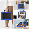 iPad 10.2 (2019) 7th Gen Gorilla Tech Armour Builder Survivor Protective Stand Case Blue