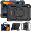 iPad 10.2 (2021) 9th Gen Gorilla Tech Armour Builder Survivor Protective Stand Case Black