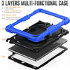 iPad Air 3 10.5 (2019) 3rd Gen Gorilla Tech Armour Builder Survivor Protective Stand Case Blue