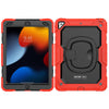 iPad 10.2 (2021) 9th Gen Gorilla Tech Armour Builder Survivor Protective Stand Case Red