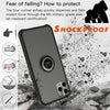 iPhone 15 Pro Max Gorilla Tech Ring Shadow Case With 2 X Gorilla Glass Screen Protector, Ring Stand Silicone Rubber Ultra Slim Anti Scratch Rugged Full Edge Cover