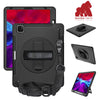 iPad Pro 12.9 (2022) 6th Gen Gorilla Tech Survivor Builder Protective Stand 360 Rotating Case Black