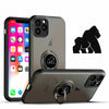 iPhone 12 Pro Max Gorilla Tech Ring Shadow Case With 2 X Gorilla Glass Screen Protector, Ring Stand Silicone Rubber Ultra Slim Anti Scratch Rugged Full Edge Cover