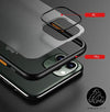 Gorilla Tech Case for iPhone 11 Pro Case With Tempared Glass Translucent Matte Back Screen Protector, Flexible Soft Edges Case, Shock Absorption Cover -Black