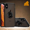 Gorilla Tech iPhone XR Silicone Case and Screen Protector Tempered Glass [2 Pack] With Ring Stand Soft Ultra Slim Anti Scratch Full Edge Cover 3 Pack, Black 6.1"