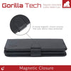 Gorilla Tech 2-in-1 Detachable Wallet Case Galaxy S10E Flip Cover Black - Premium Leather 2 in 1 Folio Book Magnetic for the Original Samsung Galaxy S10E - Magnetic Cover