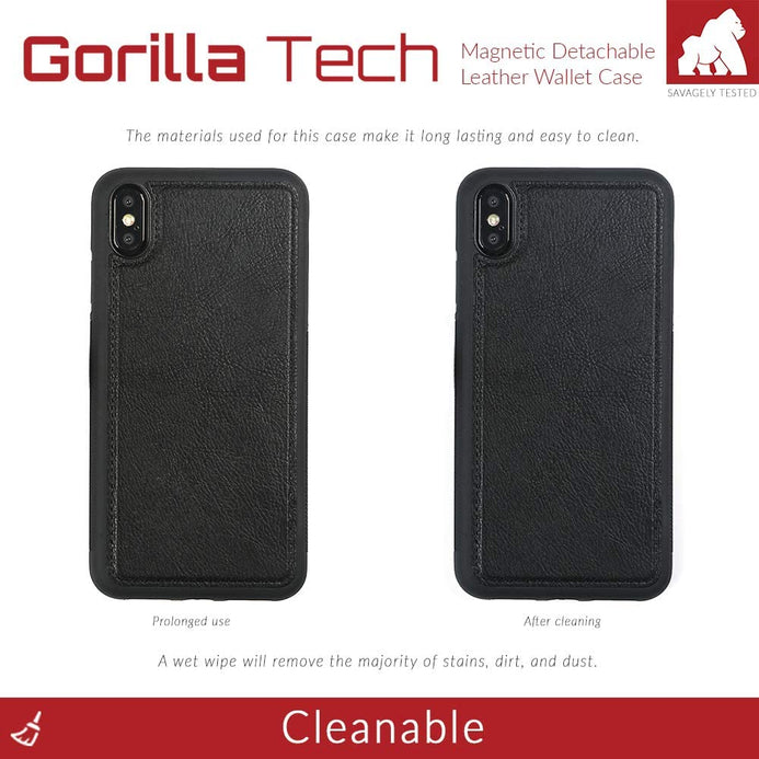 Gorilla Tech 2-in-1 Detachable Wallet Case iPhone XR Flip Cover