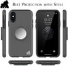 Gorilla Tech Silicone Cover for iPhone 8 Plus Case And Screen Protector iPhone 7 Plus Popup Finger Holder Stand Anti Scratch Ultra Slim Shockproof Shockproof Survivor Tempered Glass Grey 3 Pack