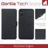 Gorilla Tech 2-in-1 Detachable Wallet Case iPhone 7 and iPhone 8 Flip Cover Black - Premium Leather 2 in 1 Folio Book Magnetic for the Original Apple iPhone 7 and iPhone 8 - Magnetic Cover