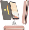 Gorilla Tech Galaxy S9 Flip Case 3D Curve Premium Designer Slim [RFID Blocking] [Shock Proof] [Card Slots] [Kickstand] Premium Genuine Wallet Flip Bumper - Black Colour