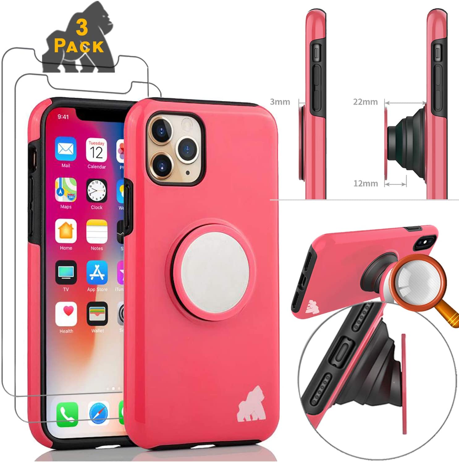 Apple Iphone Gorilla Phone Case Iphone 11 Gorilla Tech Silicone