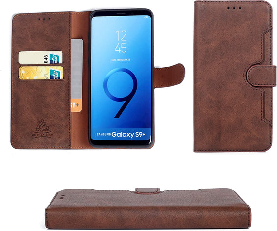 Gorilla Tech iPhone 11 Pro Leather Case, Premium Quality, Stand Wallet Cover Flip Case [Black] Multiple Card Slots, Magnet Flip, Folio Book Case with Kickstand Feature